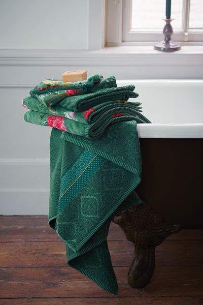Grosse handtuch Soft Zellige Grün 70x140 cm